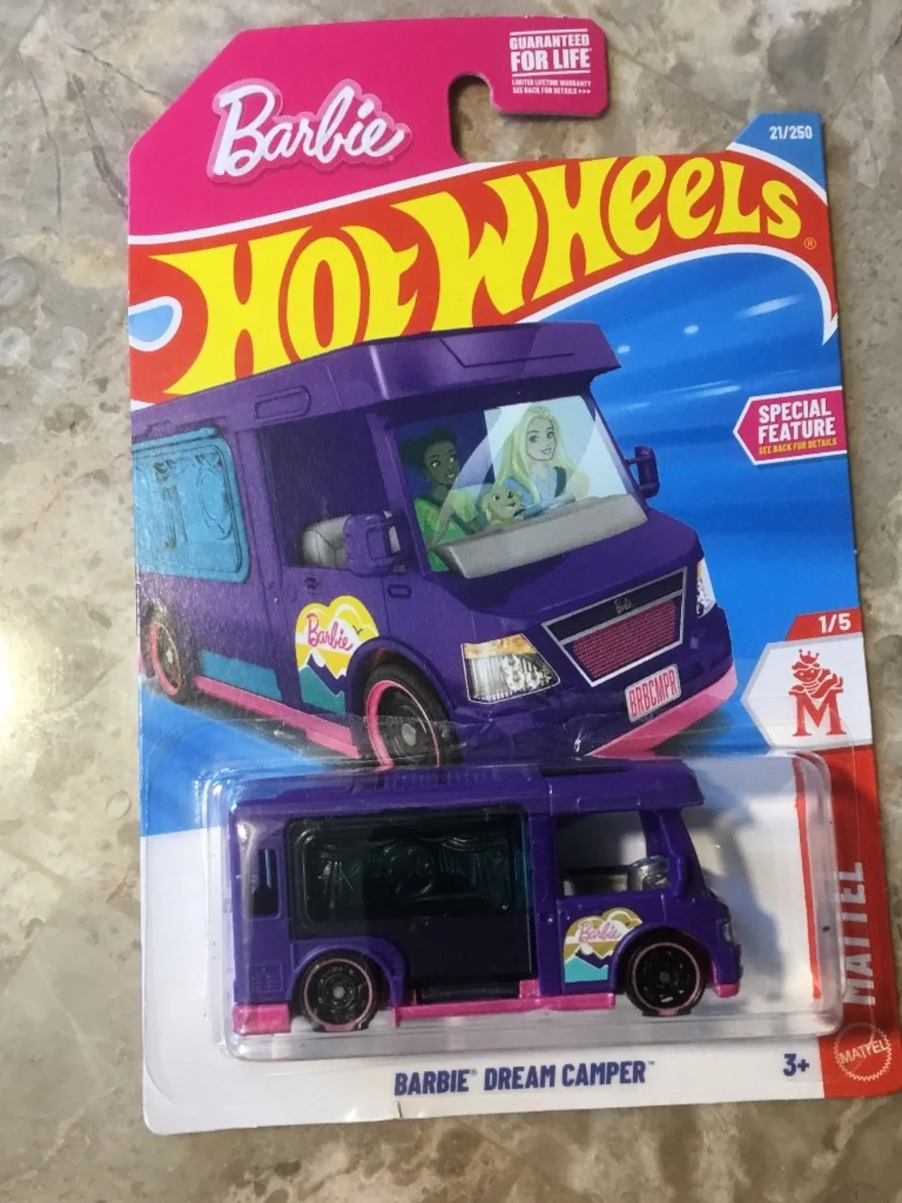 Barbie Dream Camper HotWheels (Special Feature) Purple and Pink